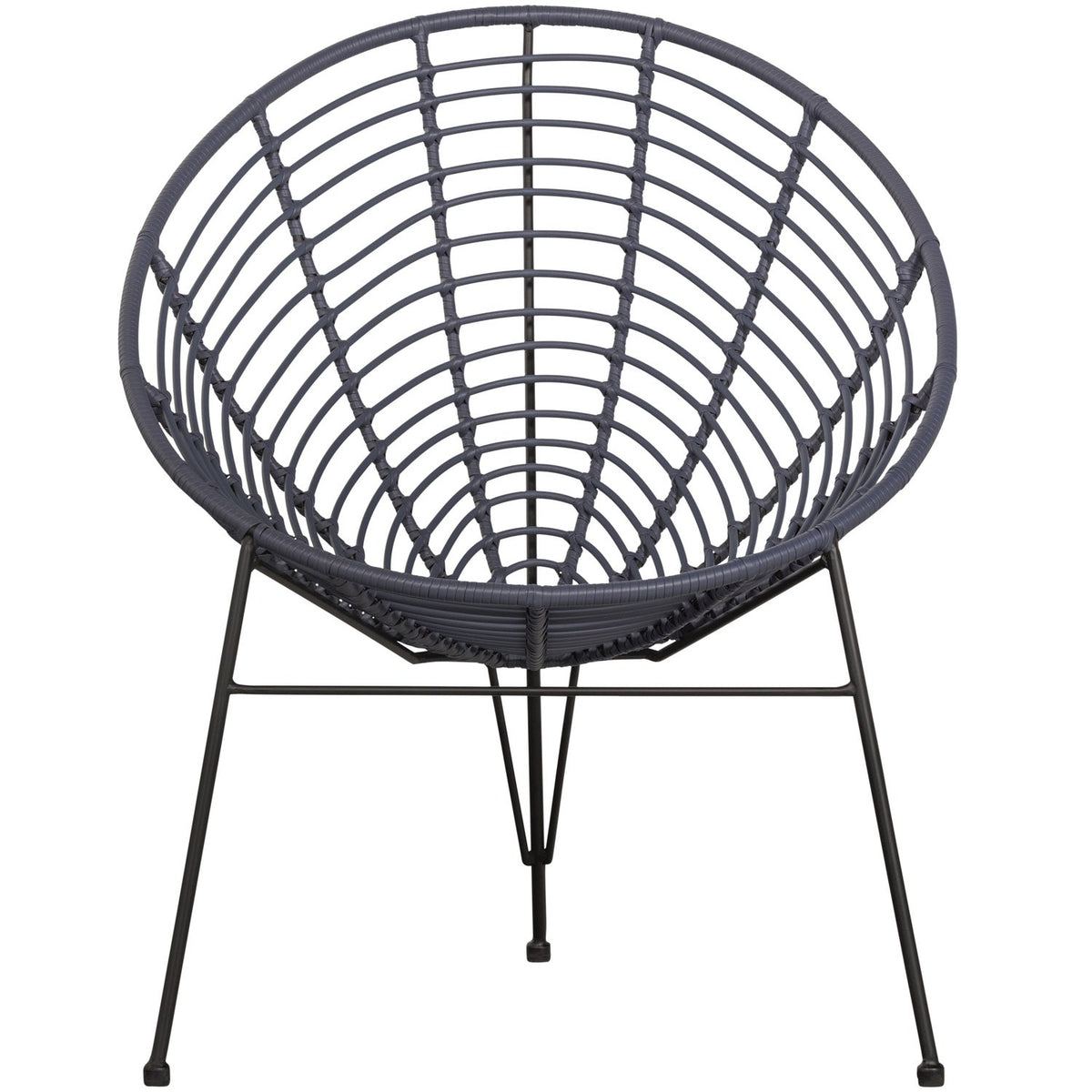 JANE LOUNGE CHAIR GARDEN INK