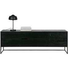 Laden Sie das Bild in den Galerie-Viewer, SILAS TV UNIT 180CM ASH BRUSHED BLACKNIGHT [fsc]