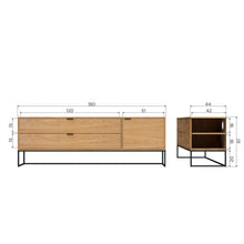 Load image into Gallery viewer, SILAS TV UNIT 180CM OAK DECOR [fsc]