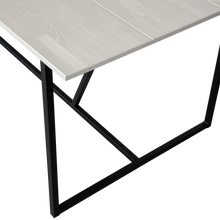 Cargar imagen en el visor de la galería, SILAS DINING TABLE ASH BRUSHED DUST [fsc]
