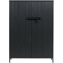 Laden Sie das Bild in den Galerie-Viewer, BRUUT 2 DOOR CABINET PINE BLACK [fsc]