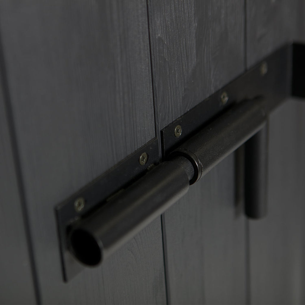 BRUUT 2 DOOR CABINET PINE BLACK [fsc]