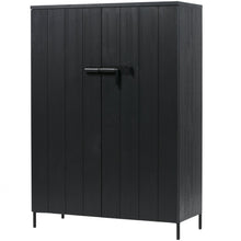 Laden Sie das Bild in den Galerie-Viewer, BRUUT 2 DOOR CABINET PINE BLACK [fsc]