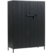 Laden Sie das Bild in den Galerie-Viewer, BRUUT 2 DOOR CABINET PINE BLACK [fsc]