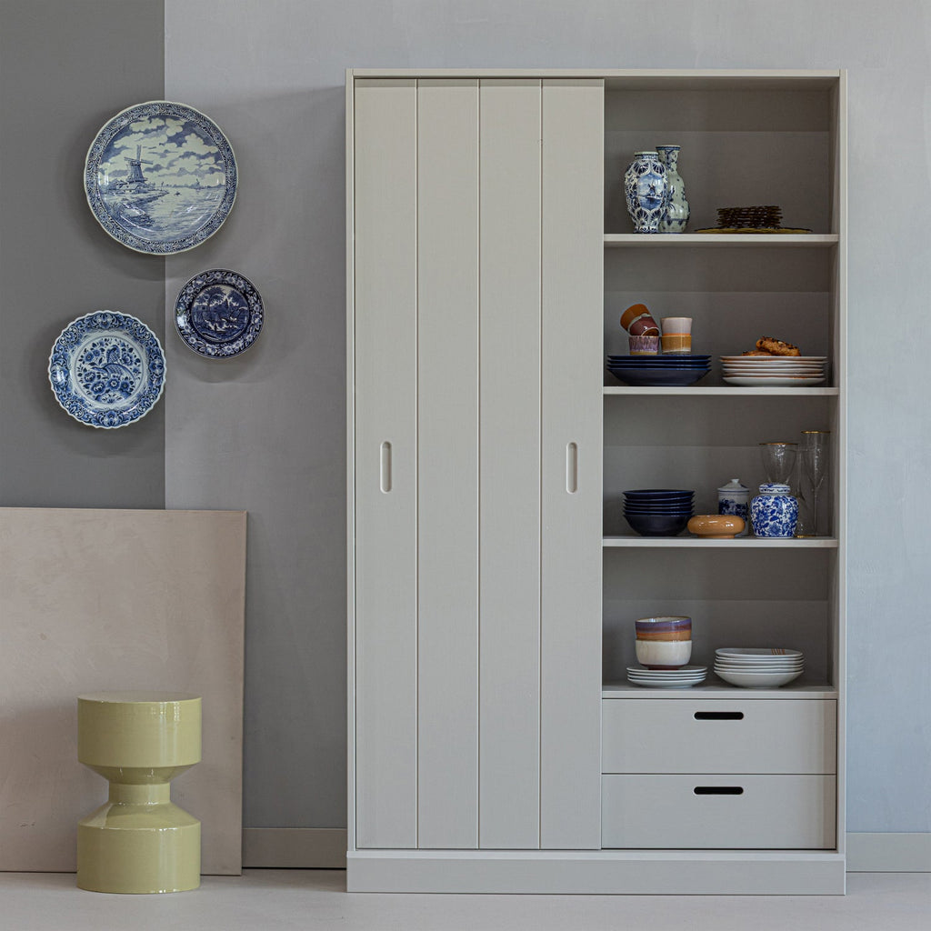 MILA SLIDING DOOR CABINET PINE DUST [fsc]