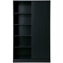 Laden Sie das Bild in den Galerie-Viewer, MOVE SLIDING DOOR CABINET PINE MATT BLACK [fsc]