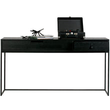 Cargar imagen en el visor de la galería, SILAS SIDETABLE ASH BRUSHED BLACKNIGHT [fsc]