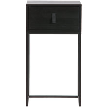 Load image into Gallery viewer, ZOLA NIGHTSTAND WITH DRAWER BLACK [fsc]