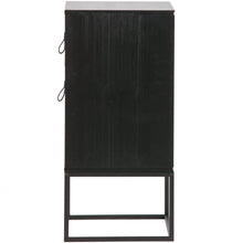 Load image into Gallery viewer, ZOLA NIGHTSTAND WITH DRAWER AND DOOR BLACK [fsc]