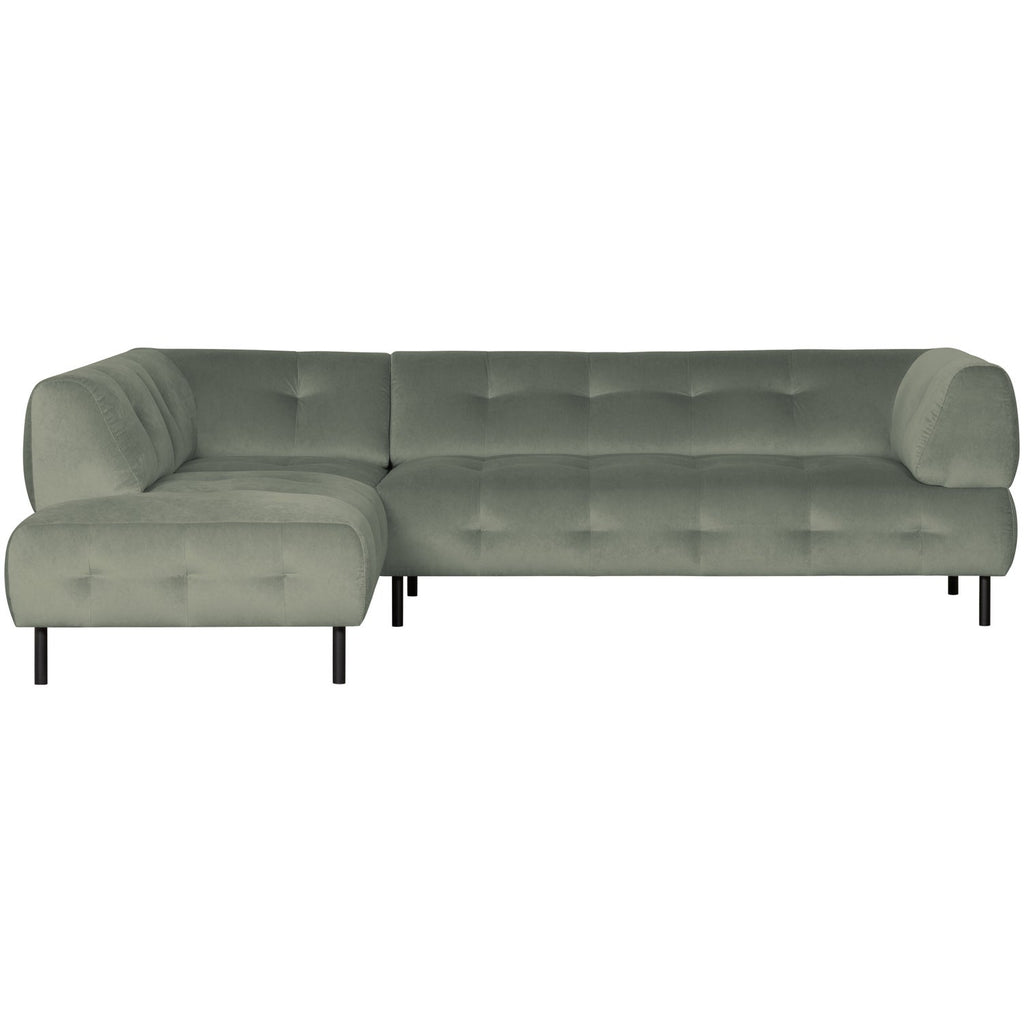LLOYD CORNER SOFA LEFT VELVET WATERPLANT