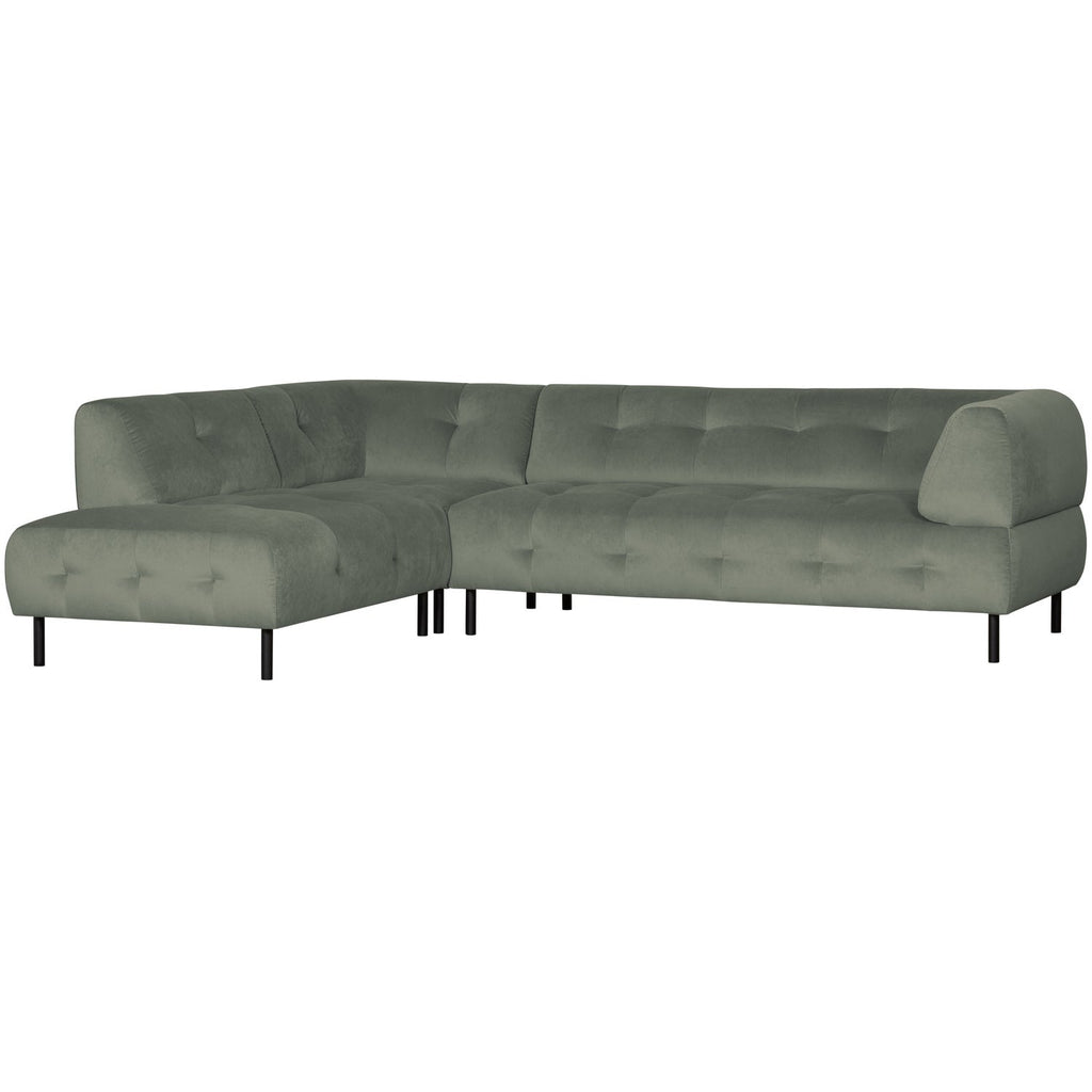LLOYD CORNER SOFA LEFT VELVET WATERPLANT