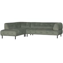 Laden Sie das Bild in den Galerie-Viewer, LLOYD CORNER SOFA LEFT VELVET WATERPLANT