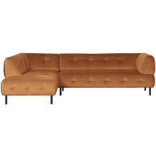Laden Sie das Bild in den Galerie-Viewer, LLOYD CORNER SOFA LEFT VELVET CINNAMON