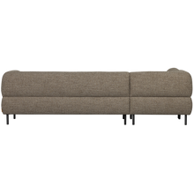 Laden Sie das Bild in den Galerie-Viewer, LLOYD CORNER SOFA LEFT COARSE WOVEN DARK BROWN MELANGE