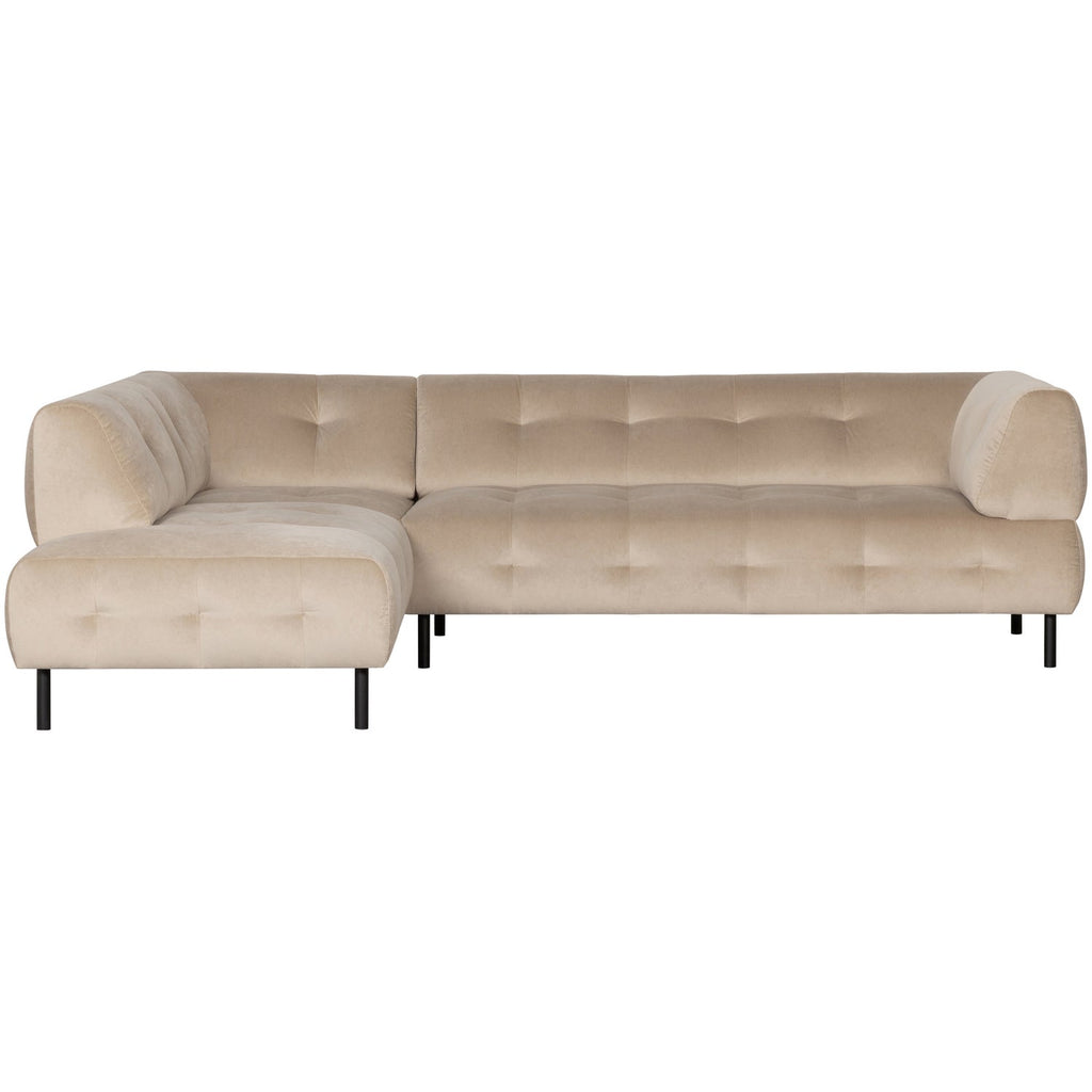 LLOYD CORNER SOFA LEFT VELVET SEA SALT