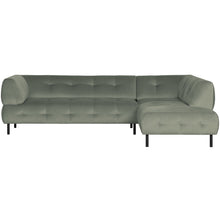 Laden Sie das Bild in den Galerie-Viewer, LLOYD CORNER SOFA RIGHT VELVET WATERPLANT
