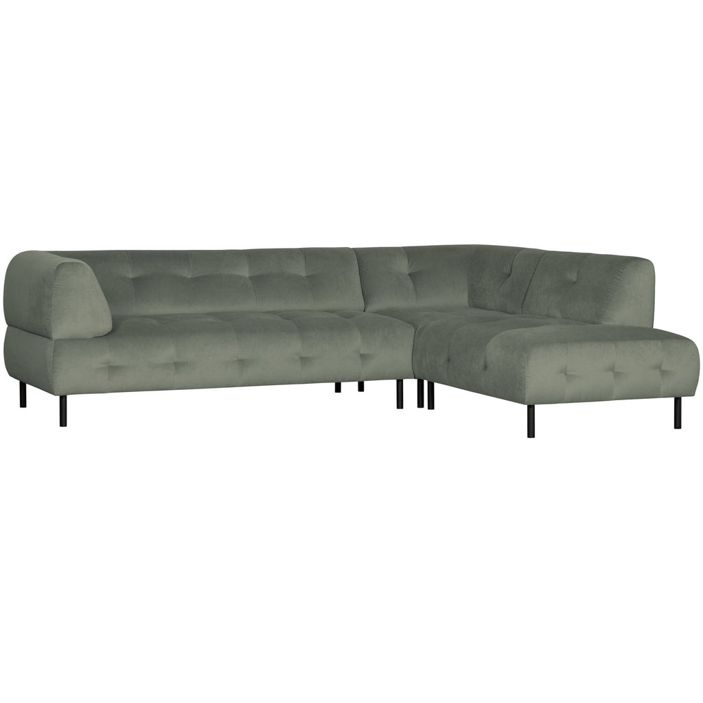 LLOYD CORNER SOFA RIGHT VELVET WATERPLANT