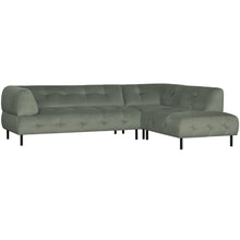 Laden Sie das Bild in den Galerie-Viewer, LLOYD CORNER SOFA RIGHT VELVET WATERPLANT
