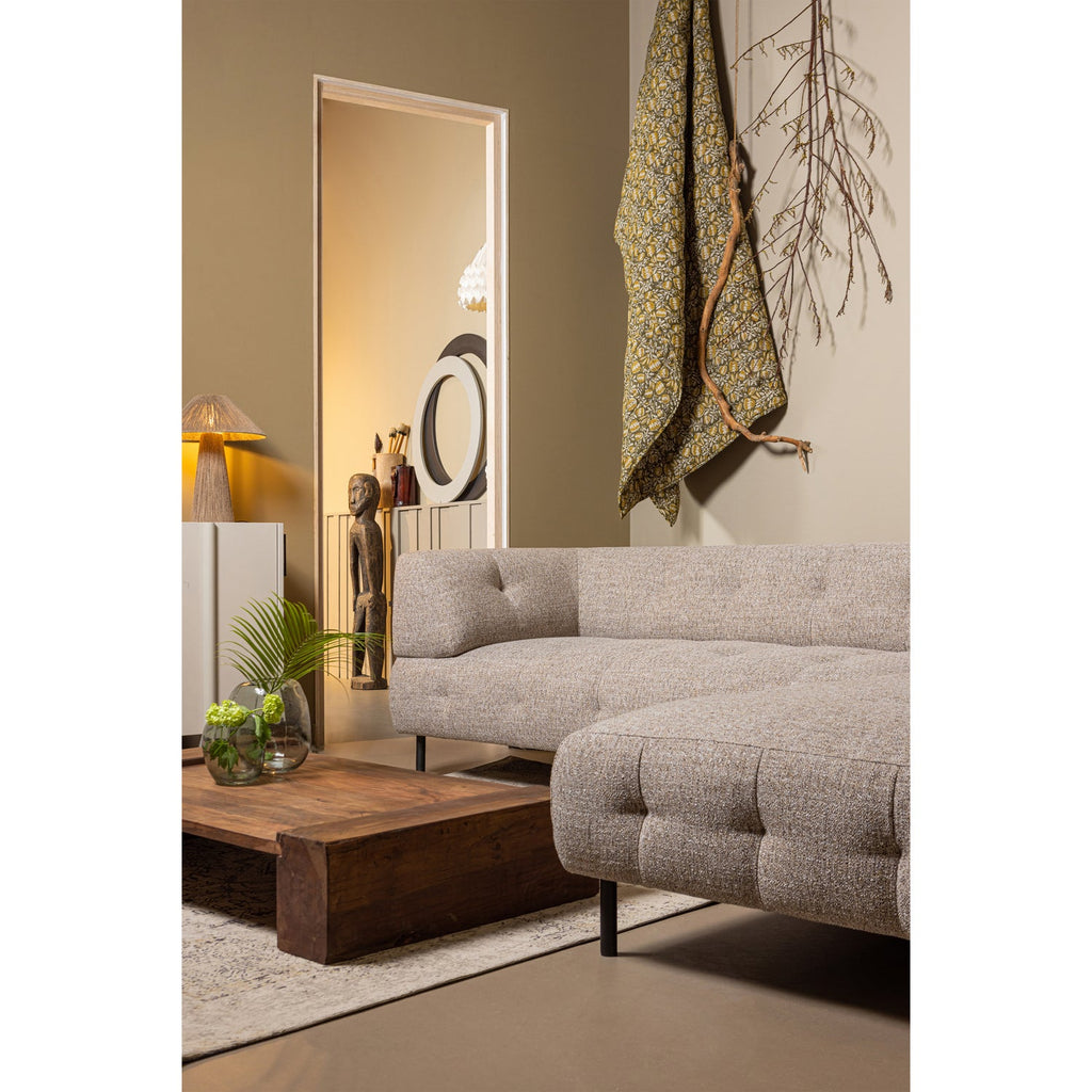 CUNO COFFEE TABLE LOW MANGO WOOD DARK BROWN
