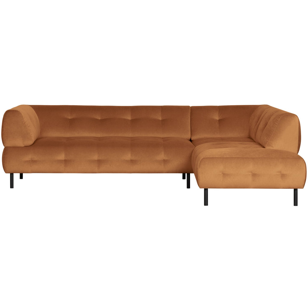 LLOYD CORNER SOFA RIGHT VELVET CINNAMON