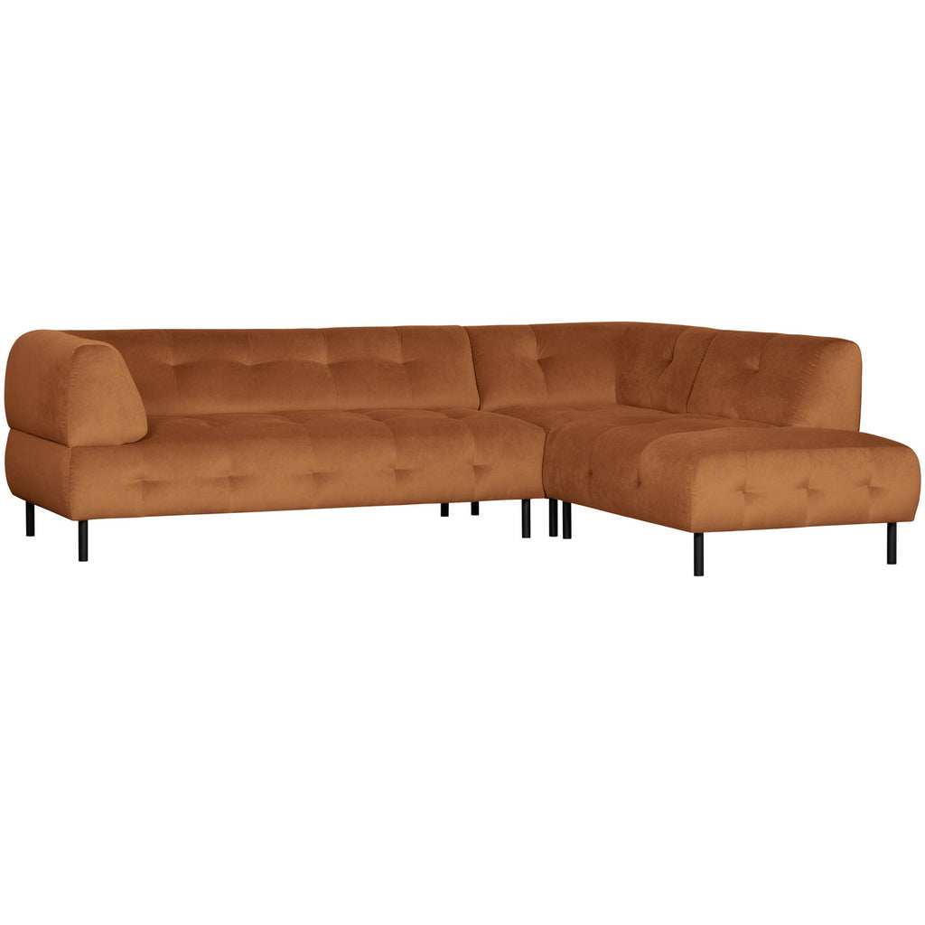 LLOYD CORNER SOFA RIGHT VELVET CINNAMON