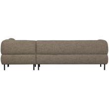 Laden Sie das Bild in den Galerie-Viewer, LLOYD CORNER SOFA RIGHT COARSE WOVEN DARK BROWN MELANGE