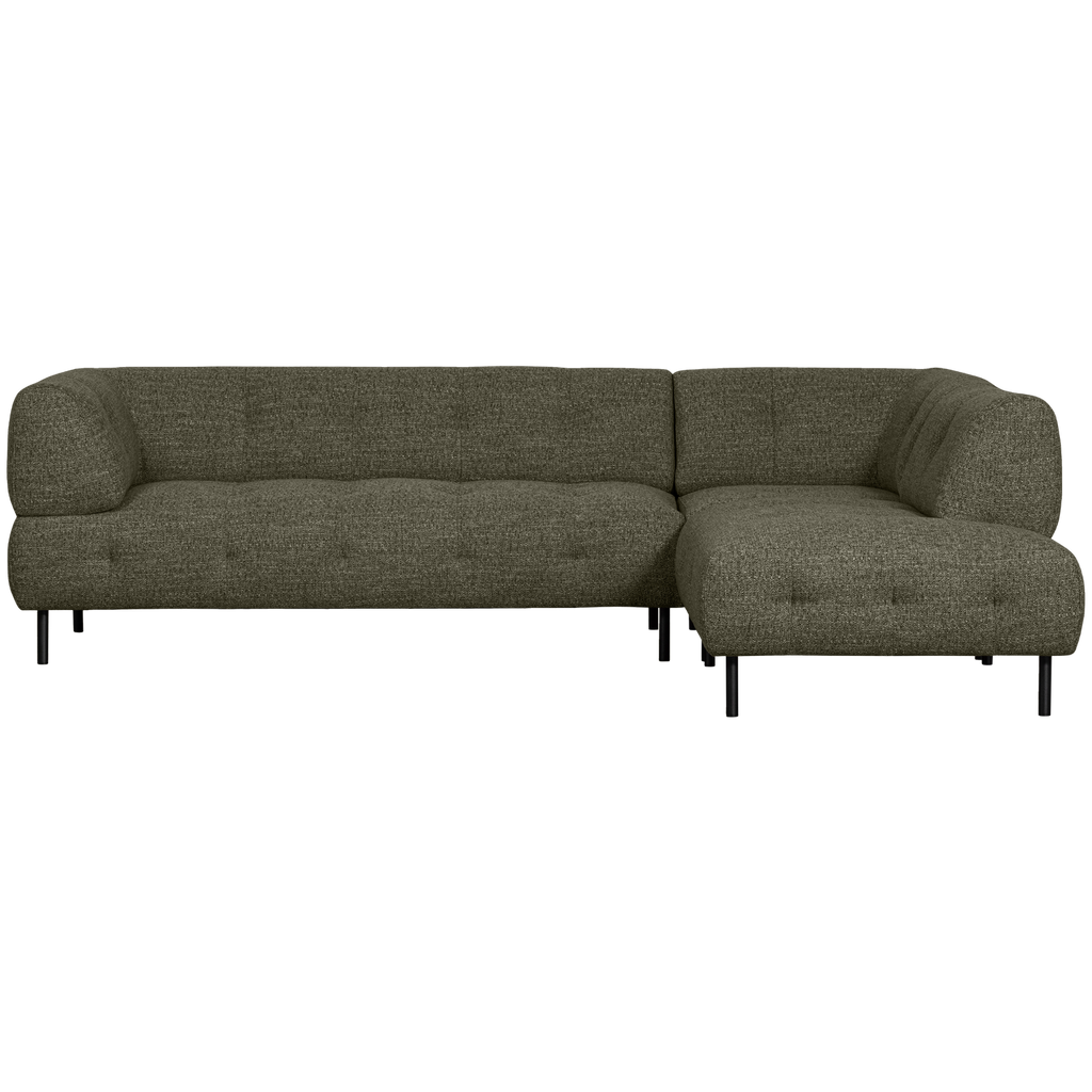 LLOYD CORNER SOFA RIGHT COARSE WOVEN GREEN MELANGE