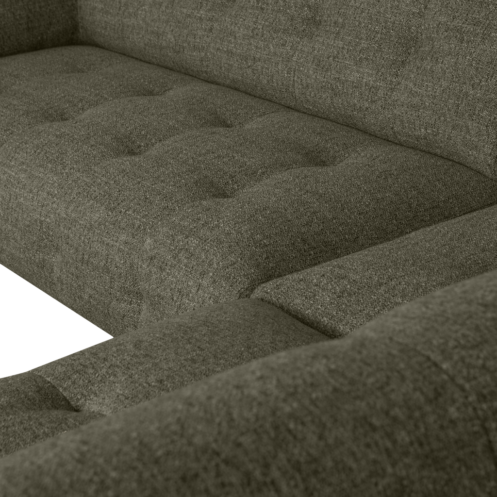 LLOYD CORNER SOFA RIGHT COARSE WOVEN GREEN MELANGE
