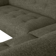 Laden Sie das Bild in den Galerie-Viewer, LLOYD CORNER SOFA RIGHT COARSE WOVEN GREEN MELANGE