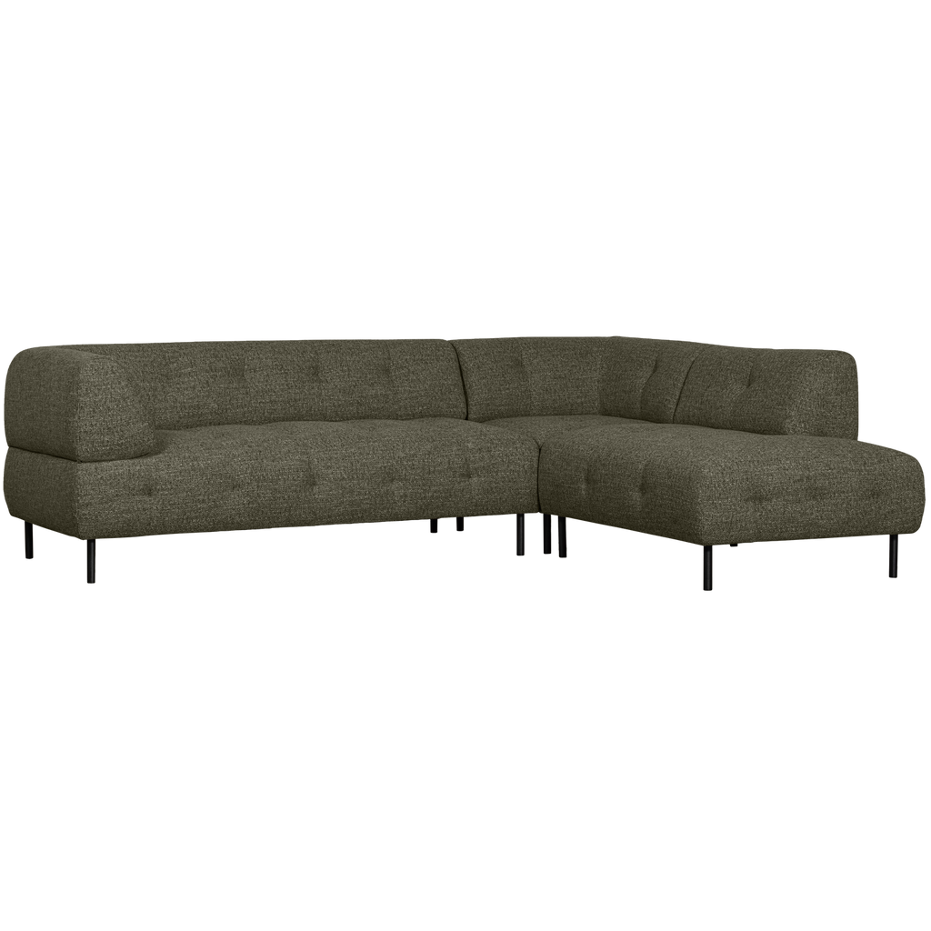 LLOYD CORNER SOFA RIGHT COARSE WOVEN GREEN MELANGE