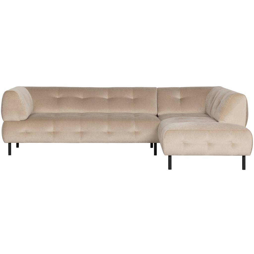 LLOYD CORNER SOFA RIGHT VELVET SEA SALT