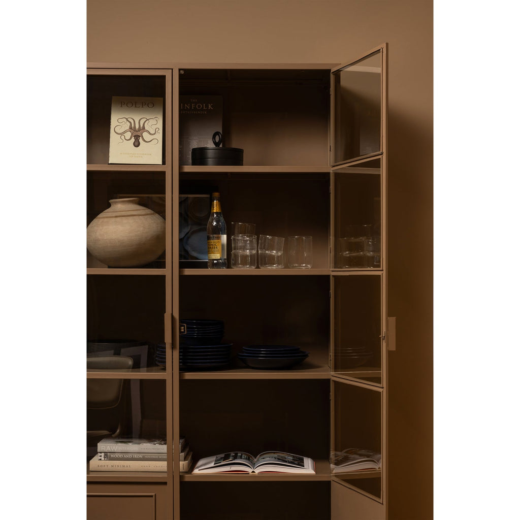 RONJA CABINET XL METAL MILITARY BROWN