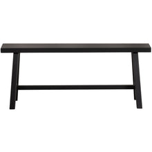 Load image into Gallery viewer, IMME BENCH WOOD BLACK 110CM