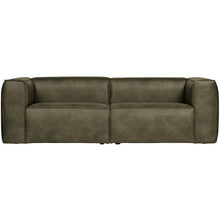 Load image into Gallery viewer, BEAN 3.5-SEATER SOFA ECO LEATHER ARMY