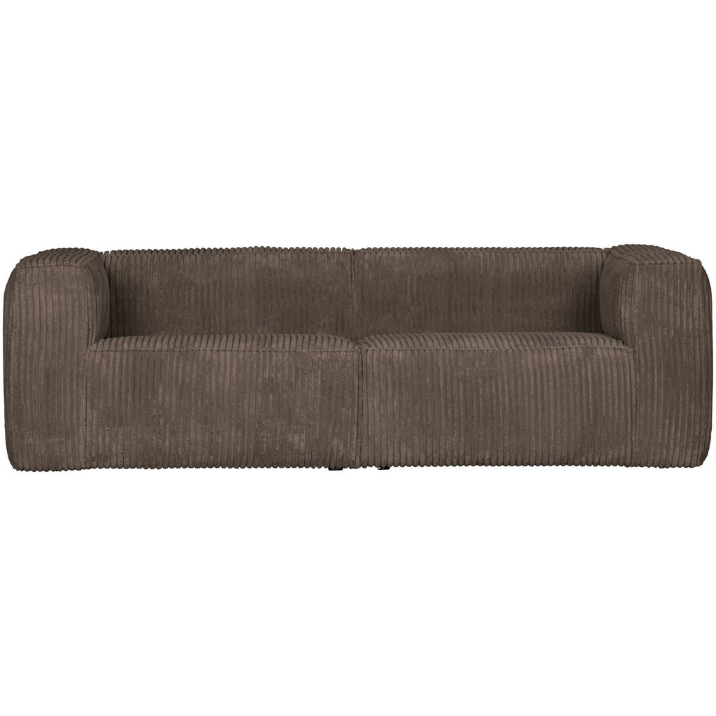 BEAN 3,5-SEATER SOFA RIB FABRIC MUD