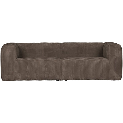 BEAN 3,5-SEATER SOFA RIB FABRIC MUD