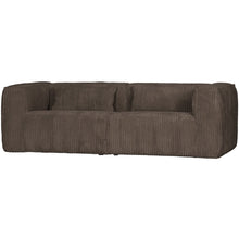 Load image into Gallery viewer, BEAN 3,5-SEATER SOFA RIB FABRIC MUD