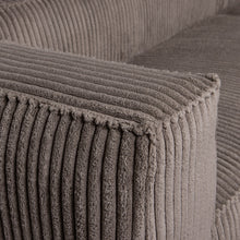 Load image into Gallery viewer, BEAN 3,5-SEATER SOFA RIB FABRIC MUD