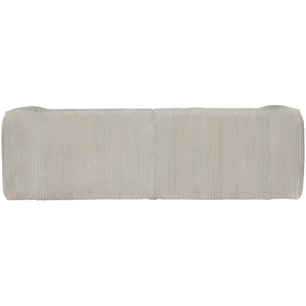 BEAN 3,5-SEATER SOFA RIB FABRIC NATURAL