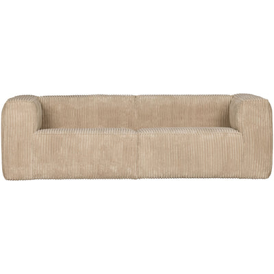 BEAN 3,5-SEATER SOFA RIB FABRIC TRAVERTIN