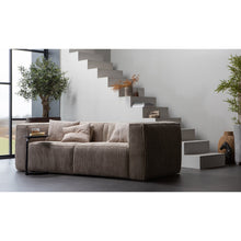 Load image into Gallery viewer, BEAN 3,5-SEATER SOFA RIB FABRIC TRAVERTIN