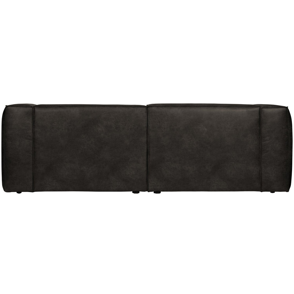 BEAN 3.5-SEATER SOFA ECO LEATHER BLACK
