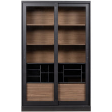 Laden Sie das Bild in den Galerie-Viewer, JAMES CABINET BLACK/WALNUT [fsc]
