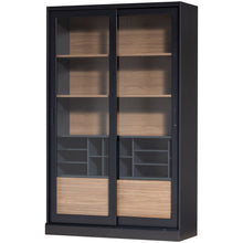 Laden Sie das Bild in den Galerie-Viewer, JAMES CABINET BLACK/WALNUT [fsc]