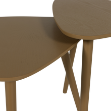 Load image into Gallery viewer, NILA SIDE TABLES WOOD MUD - SET OF 2