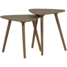 Load image into Gallery viewer, NILA SIDE TABLES WOOD MUD - SET OF 2