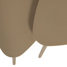 Load image into Gallery viewer, NILA SIDE TABLES WOOD SAND - SET OF 2