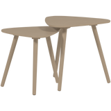 NILA SIDE TABLES WOOD SAND - SET OF 2