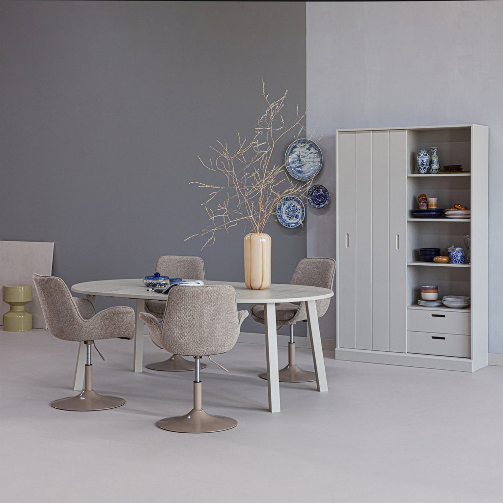 MILA SLIDING DOOR CABINET PINE DUST [fsc]