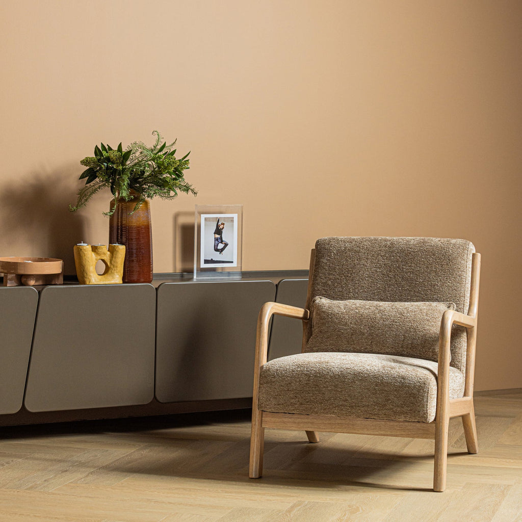 MARK ARMCHAIR CHENILLE SAND